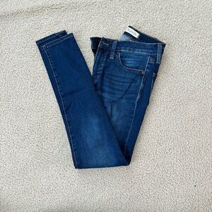 Madewell Dark Blue Roadtripper Skinny Jeans